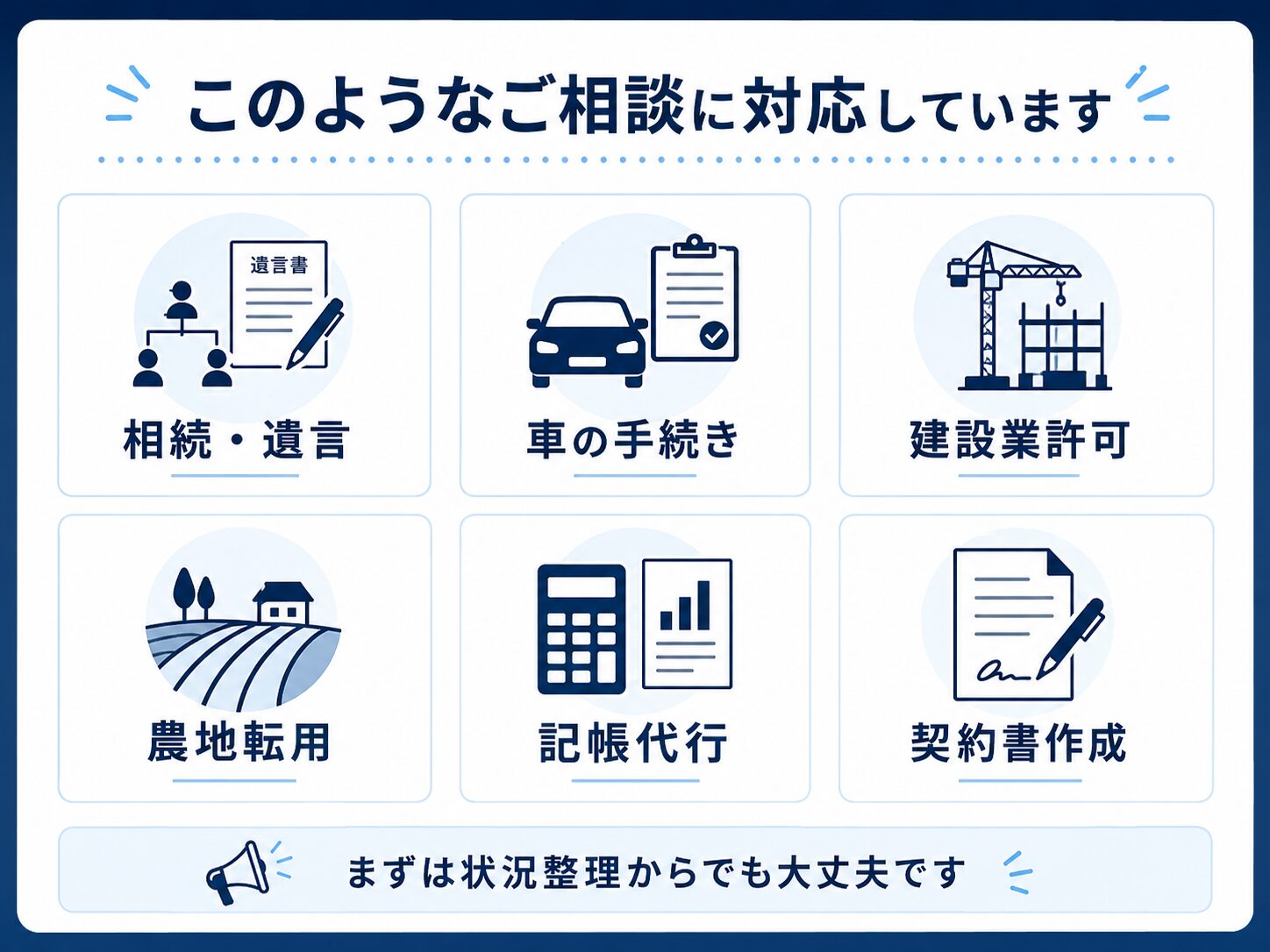 行政書士による無料相談会に参加しました