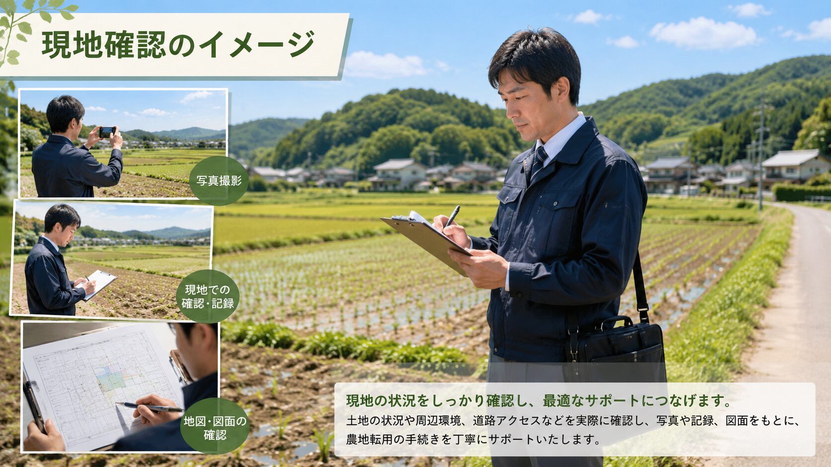 農振区域を確認するイメージ