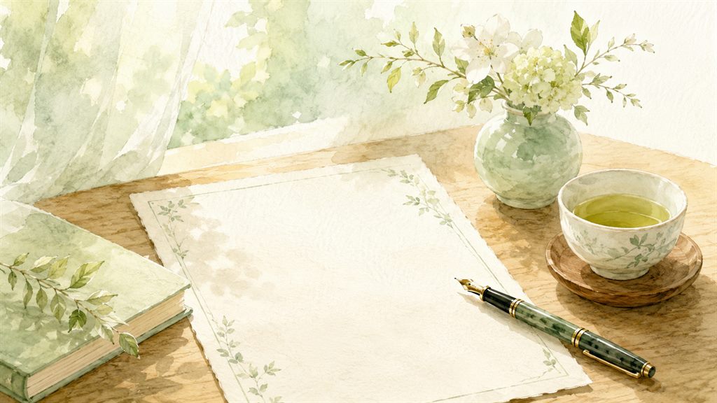 自筆の遺言書を書くイメージ