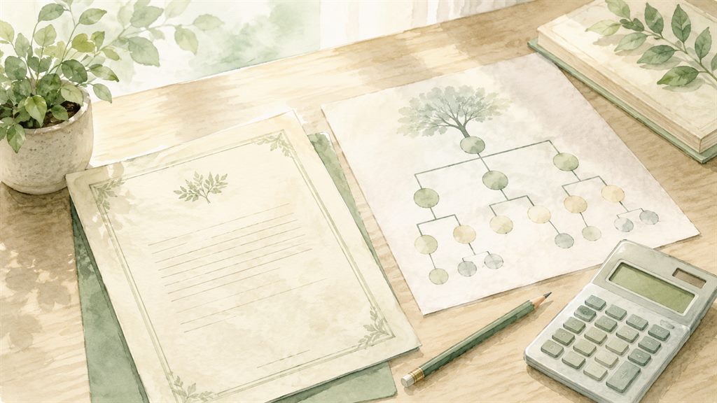 遺留分と遺言のバランスのイメージ